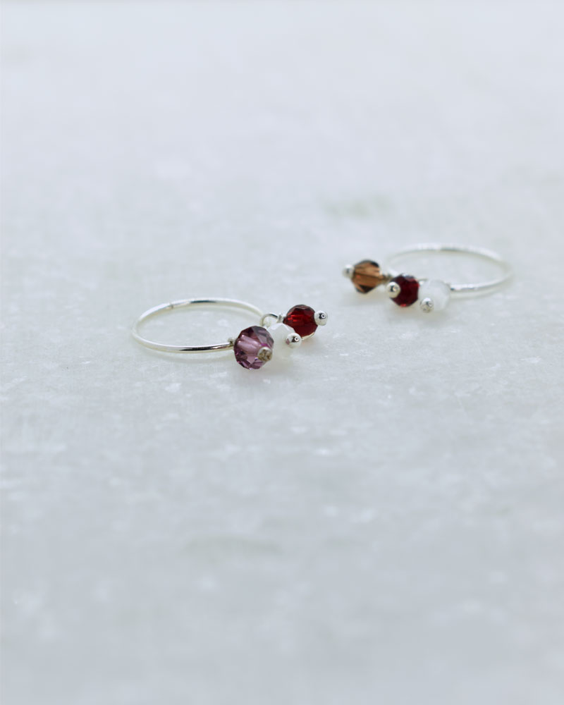 Color Hoops Earrings - Image 3