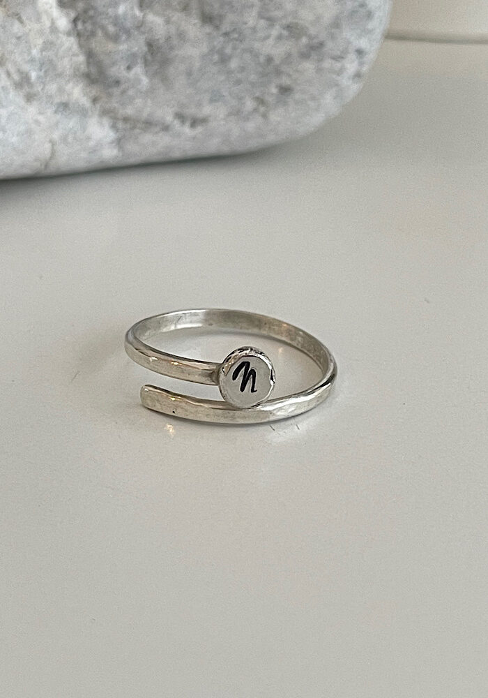 Monogramma Ring II - Sterling Silver