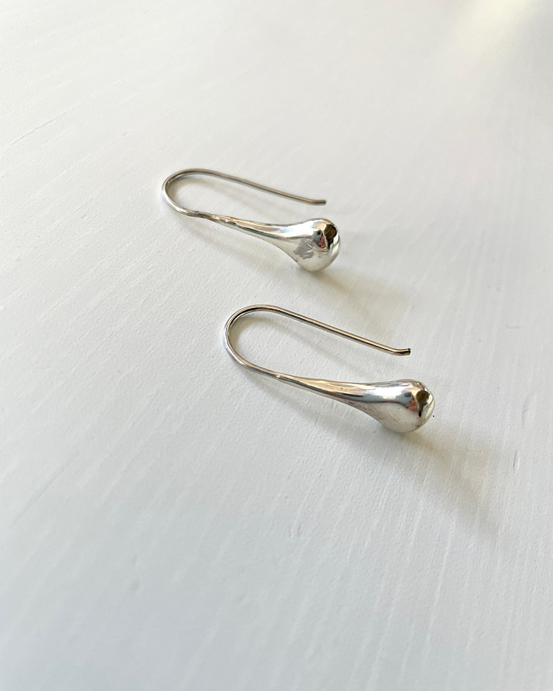 Silver Drops Earrings - Image 2
