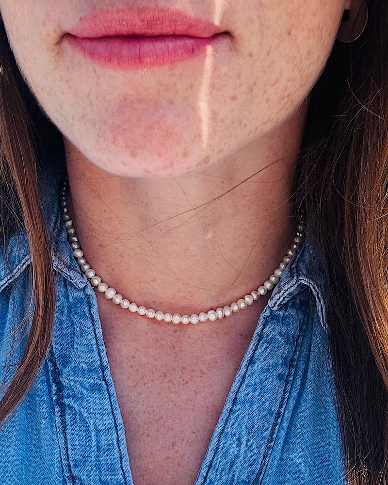IMG 8211 Sophie Pearl Necklace - Image 3